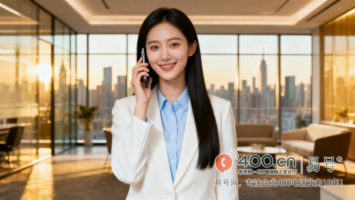 400电话在企业客服场景中的应用示意
